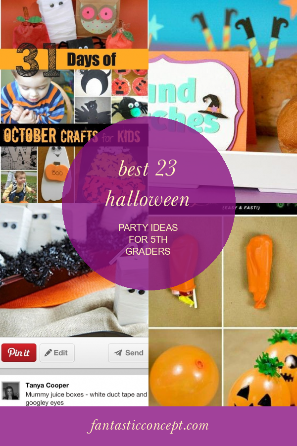 Best 23 Halloween Party Ideas for 5th Graders Home, Family, Style and